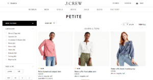 Jcrew for petites