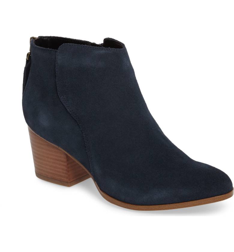 Sole Society River Bootie - Ink Suede