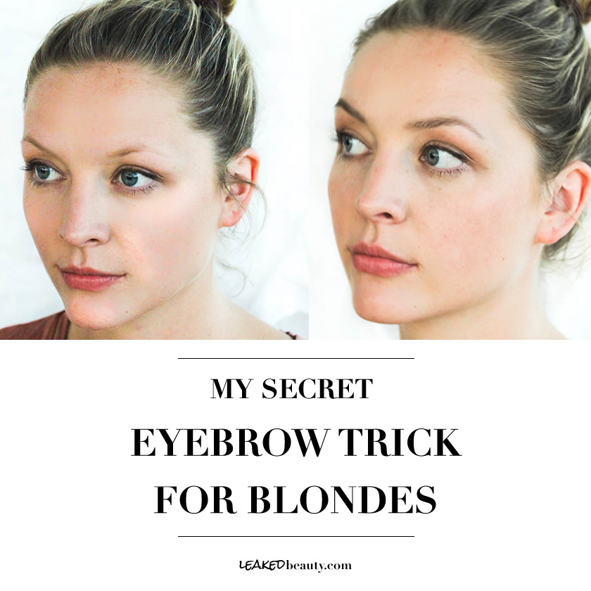 Anastasia blonde eyebrow tutorial