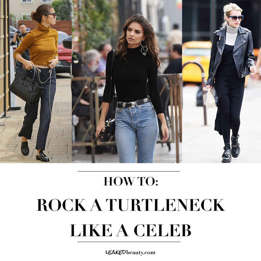 how to wear a turtleneck