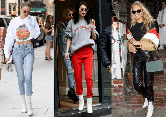 White Booties Trend 2018