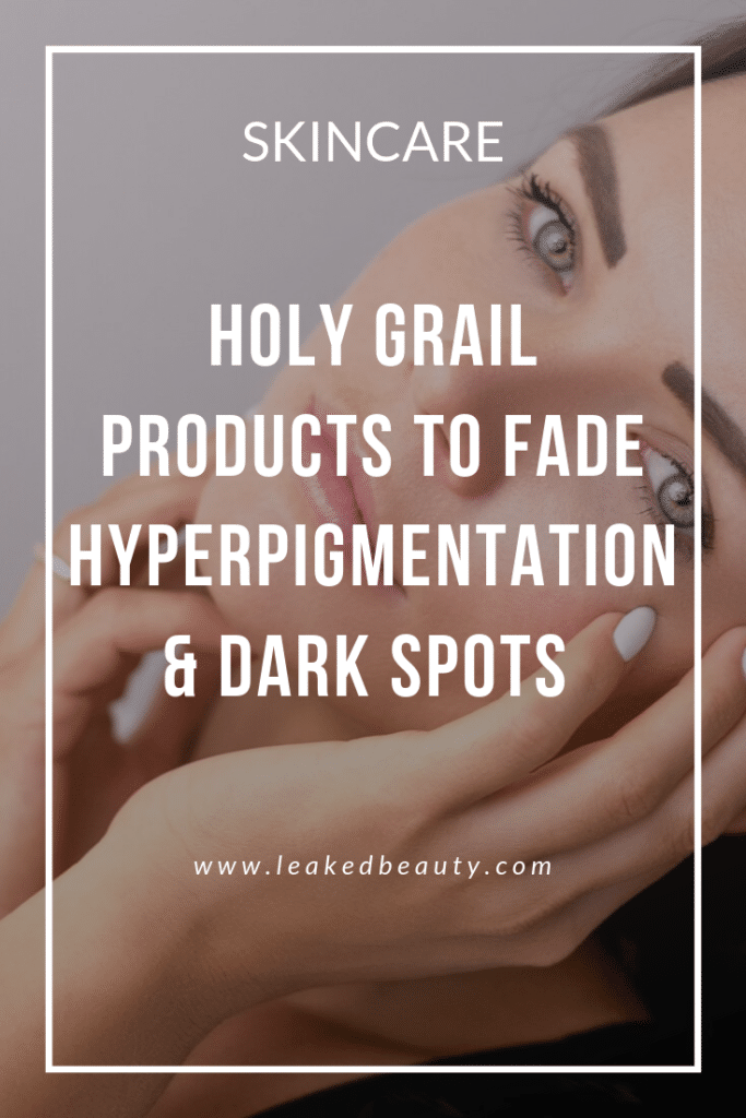 Skincare for discoloration and dark spots
