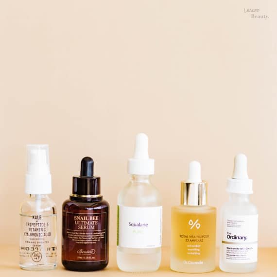 Fungal Acne safe serums and ampoules